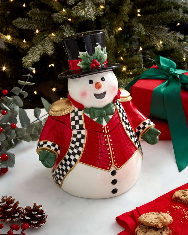 Christmas Snowman Cookie Jar