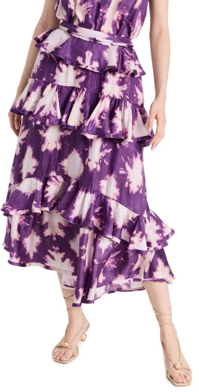 Ulla Johnson Winona Skirt Cassis Blur