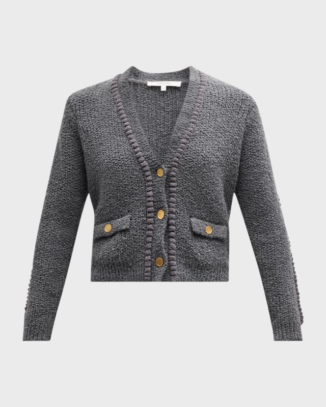 Double Pocket Cropped Caridgan