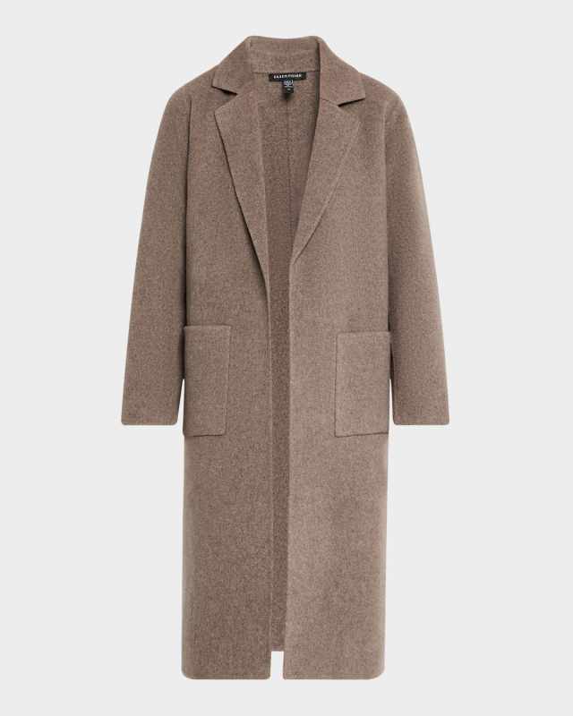 Double-Faced Brush Wool Coat