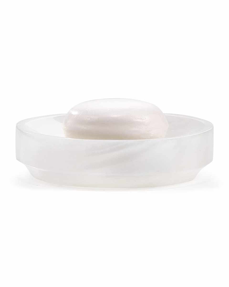 Hielo White Onyx Soap Dish