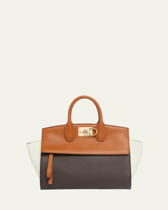 The Studio Colorblock Top-Handle Bag
