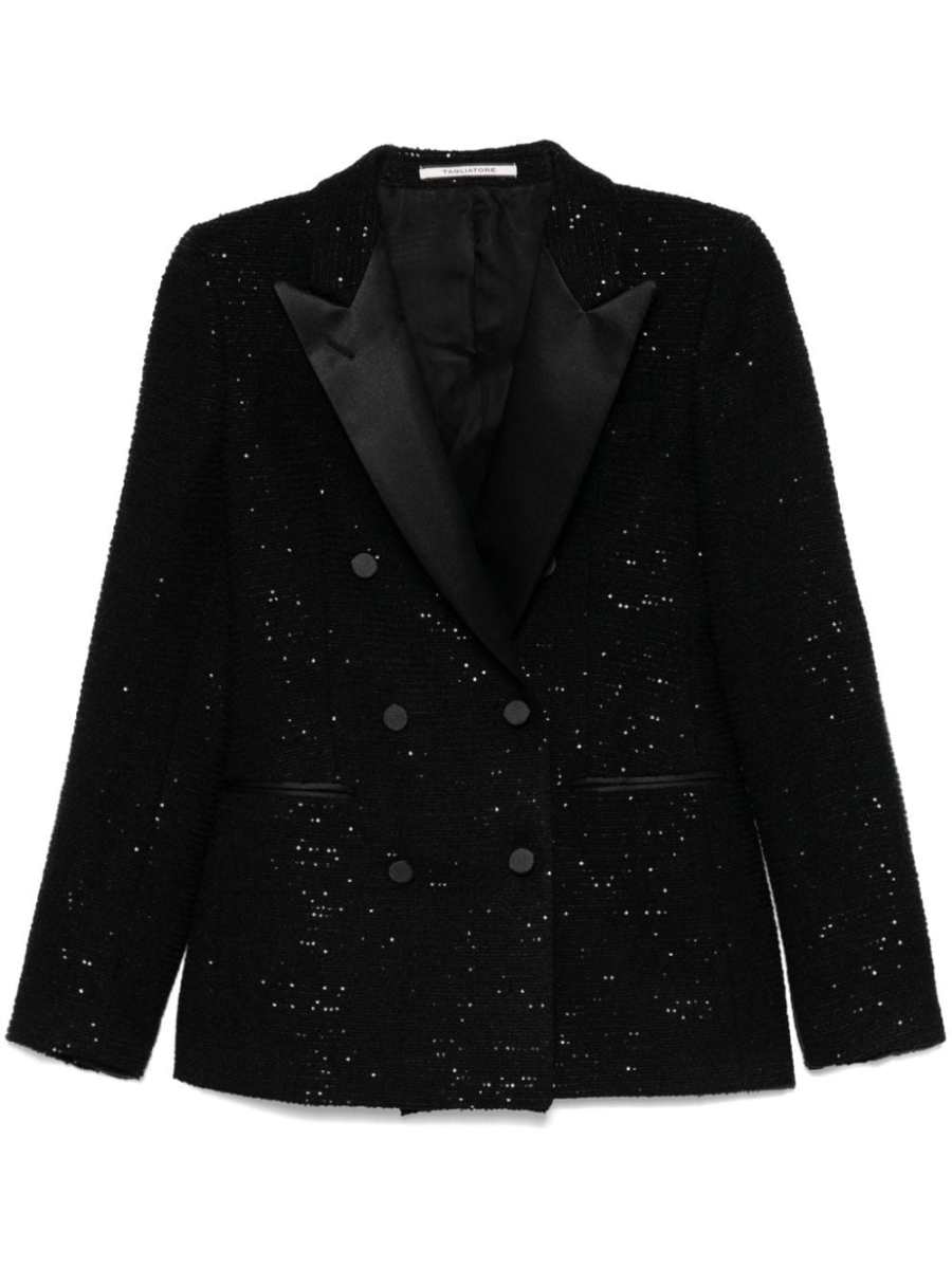 sequin-embellished blazer