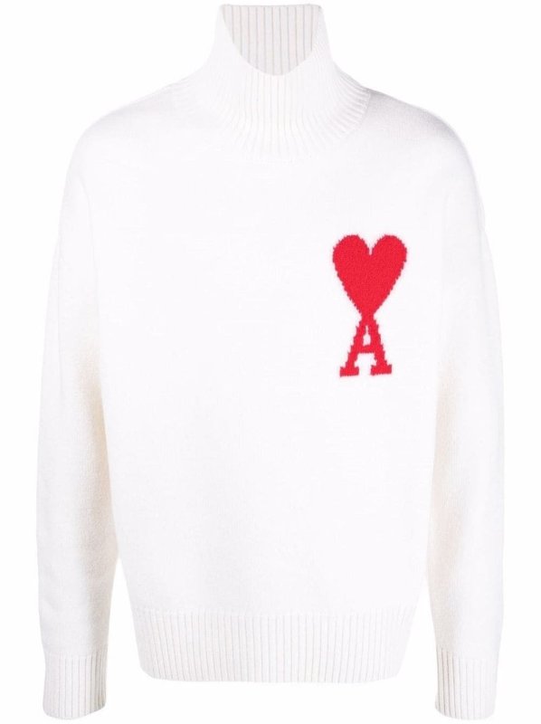 Ami De Coeur roll-neck wool jumper