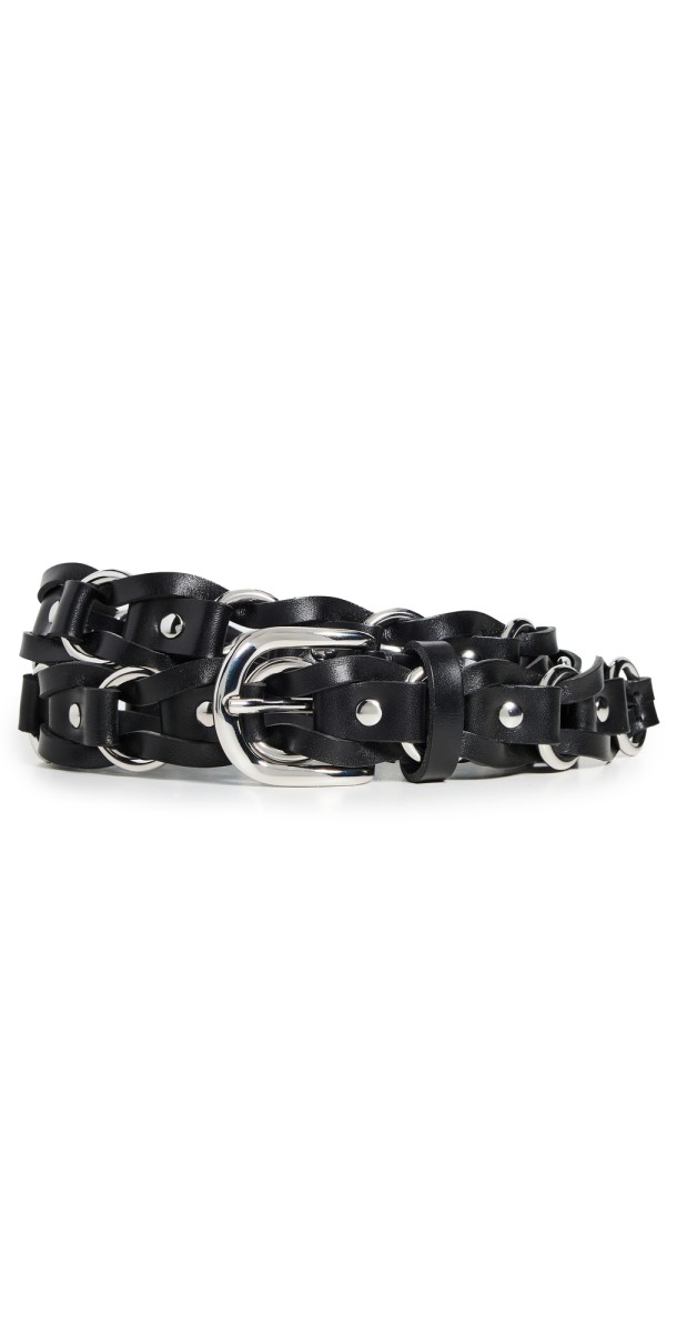Isabel Marant Cyra Belt Black/Silver