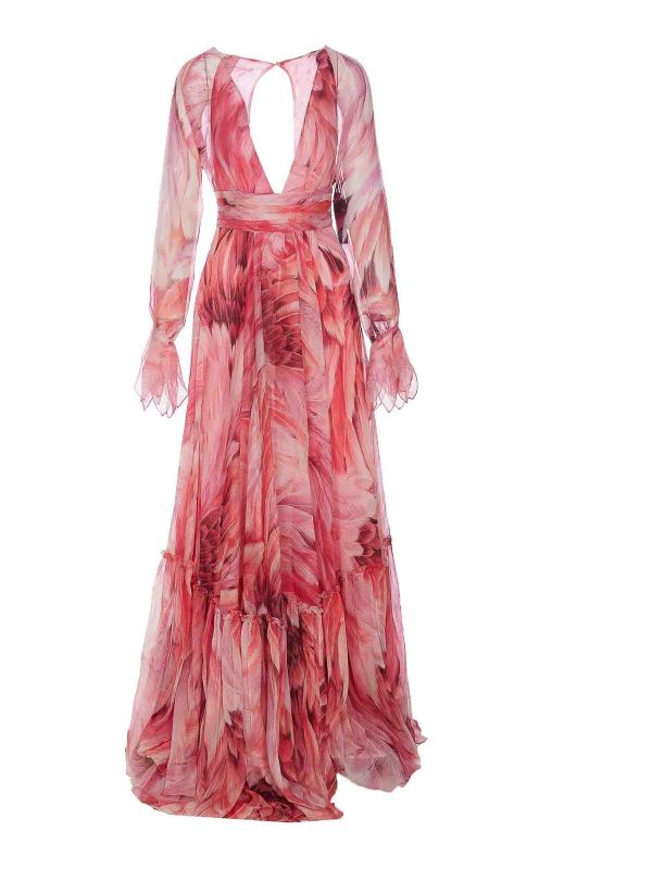 Roberto Cavalli Maxi Robe - Couleur Chair