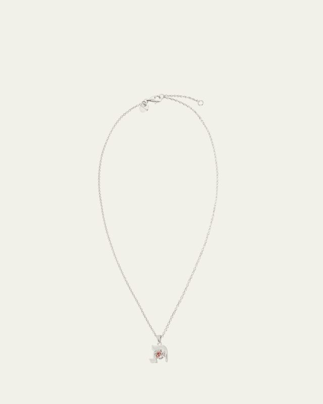 18K Gold Hebrew TAV Initial Necklace