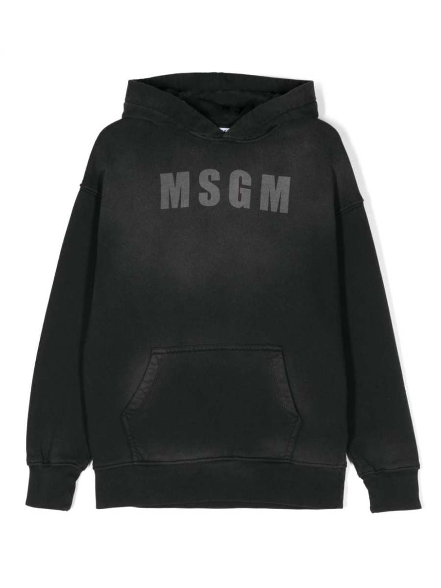 logo-print hoodie