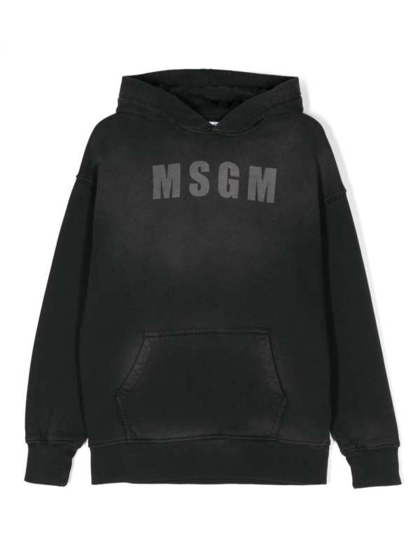 logo-print hoodie