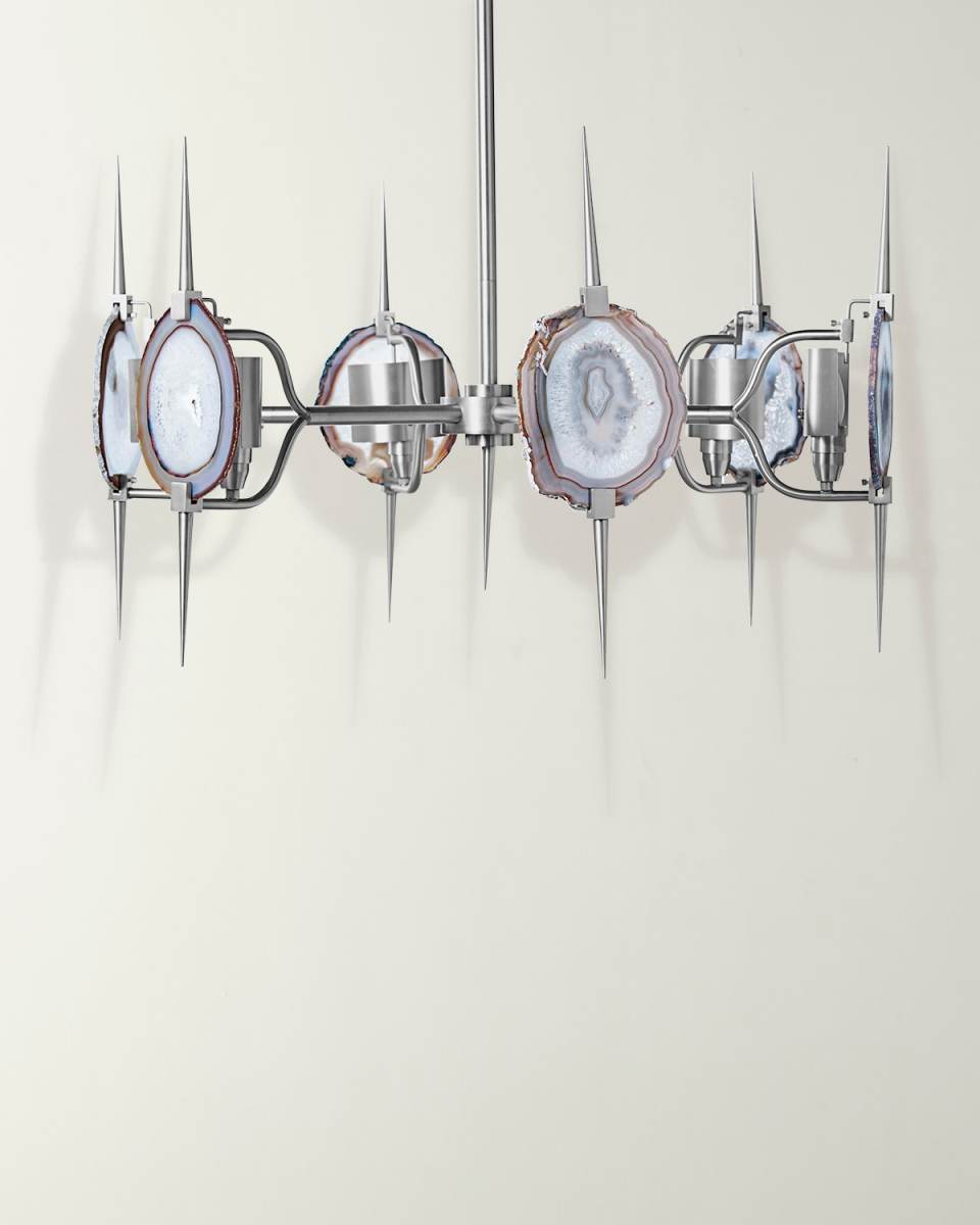 Eclipse Agate Chandelier