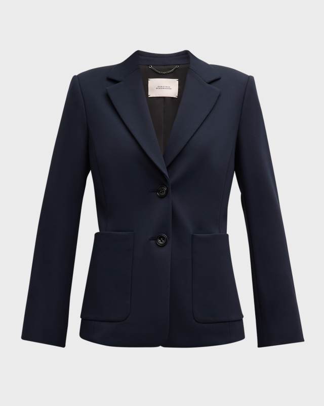 Emotional Essence Single-Breasted Jersey Jacket