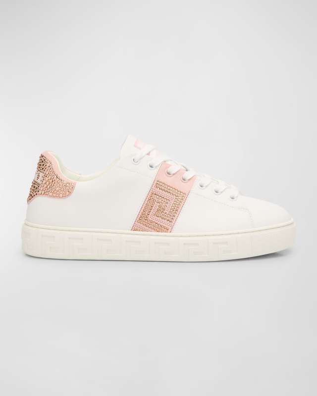La Greca Embellished Low-Top Sneakers
