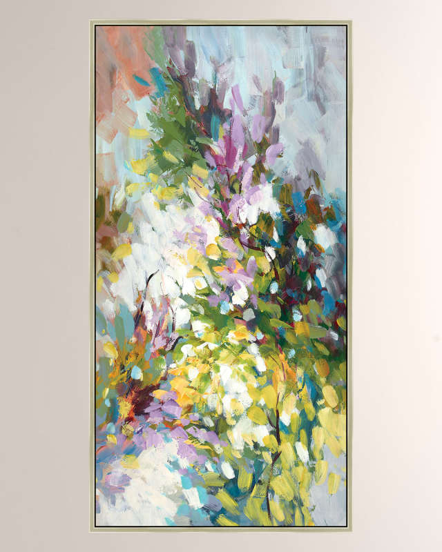 "Bursting Blooms II" Giclee Canvas Art