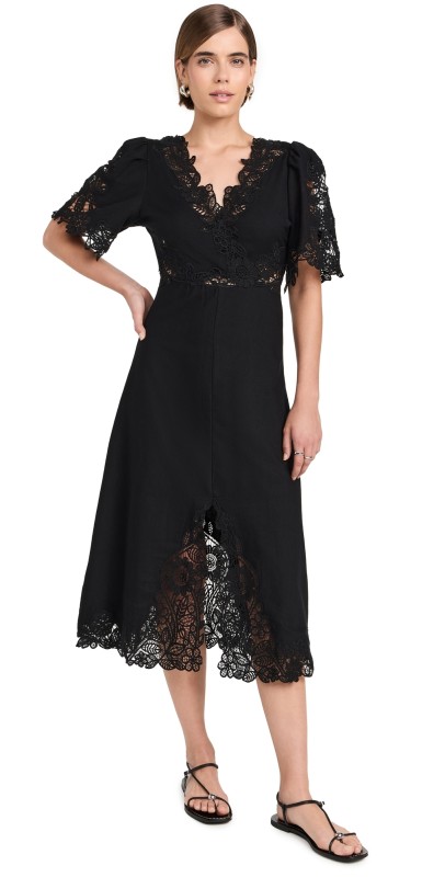 Sea Marcella Lace Dress Black