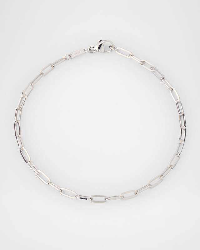 Golden Dreams 18K White Gold Paperclip Bracelet
