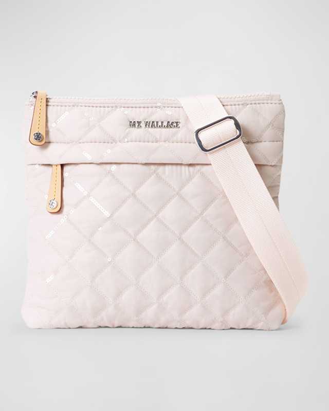 Metro Quilted Flat Crossbody Bag
