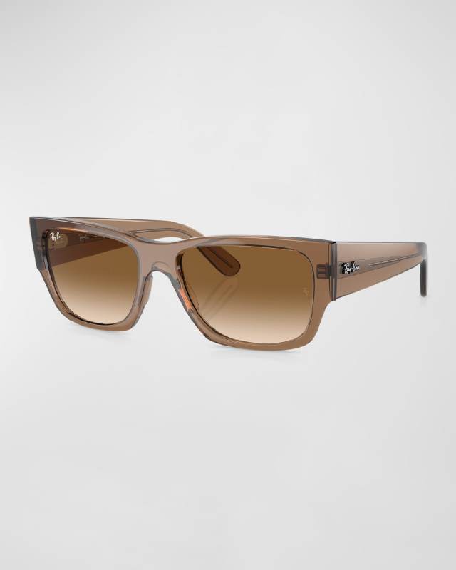 Carlos Plastic Rectangle Sunglasses
