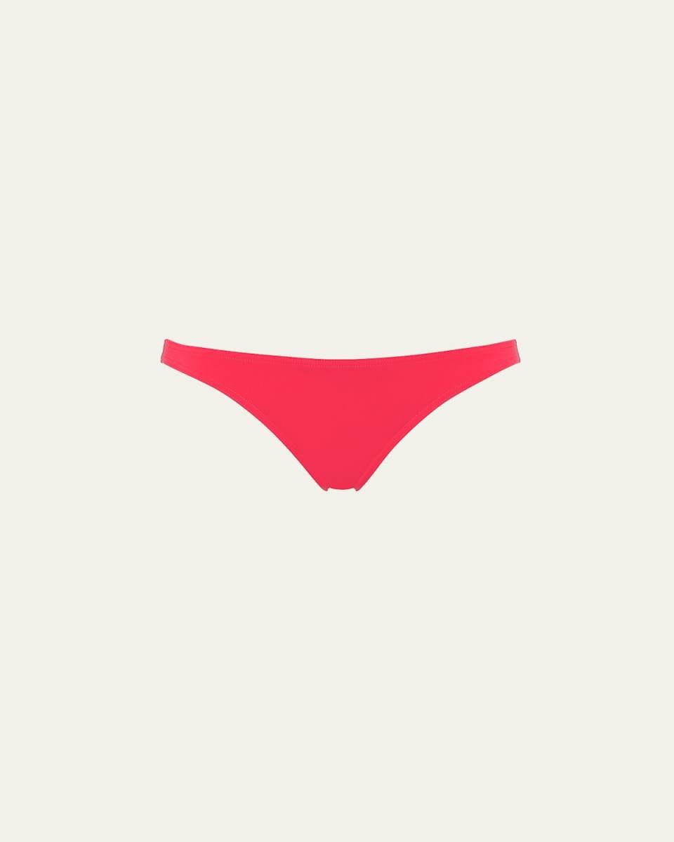 Fripon Solid Low-Rise Hipster Bikini Bottoms