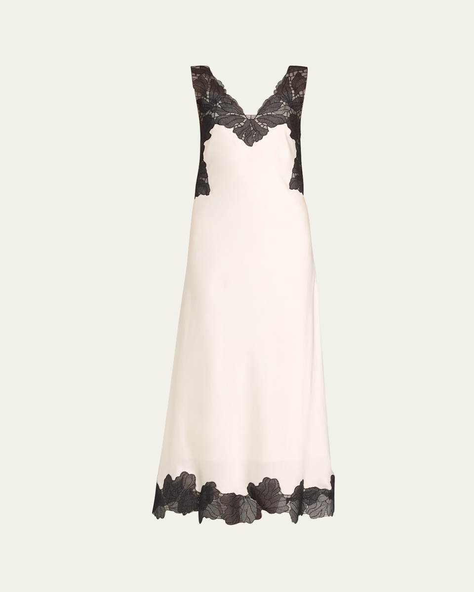 GWYNN V NECK MIDI DRESS