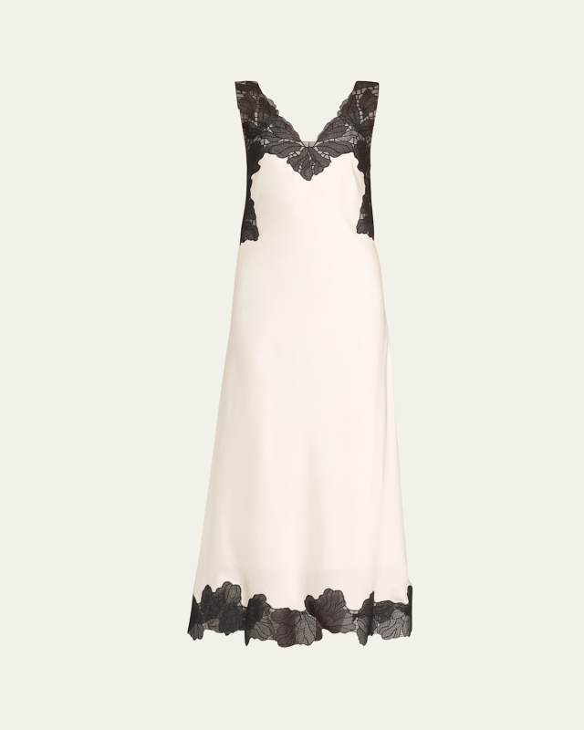 GWYNN V NECK MIDI DRESS