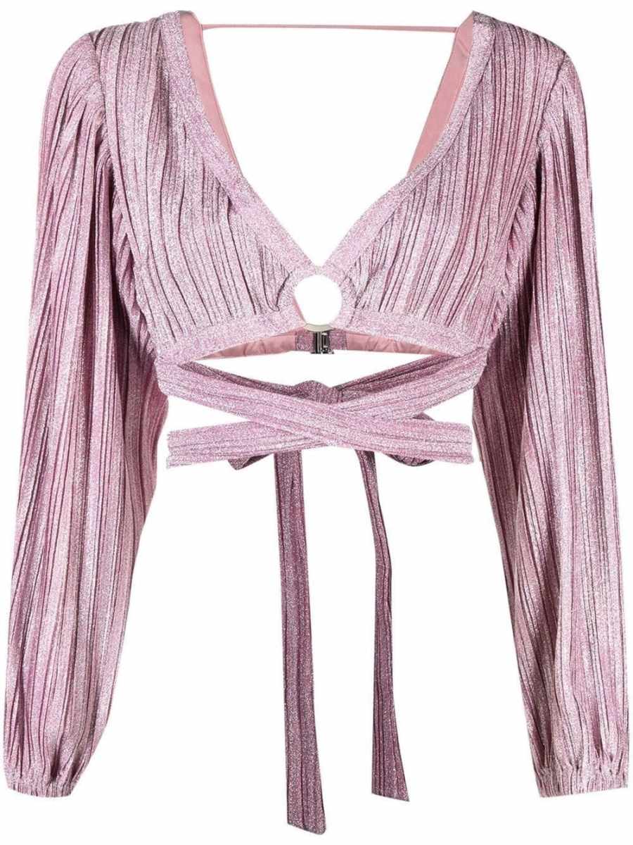 crossover-strap crop top