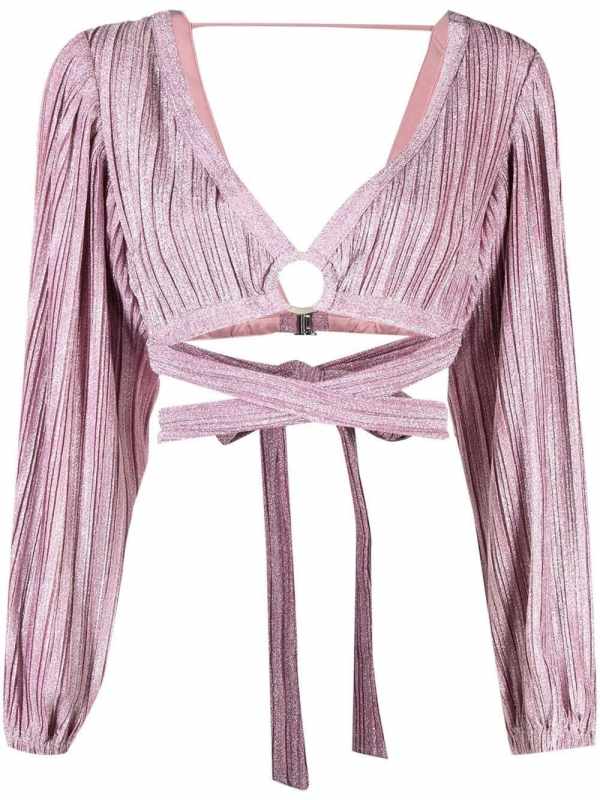 crossover-strap crop top