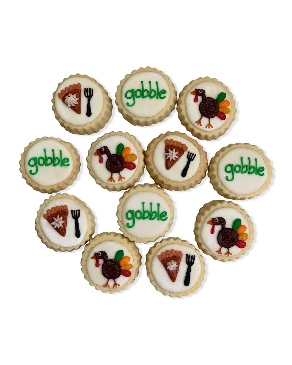 Gobble Shortbread Cookies