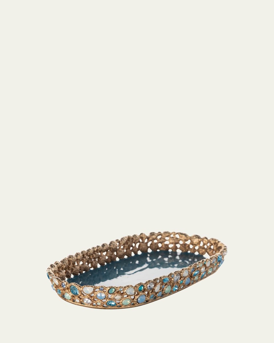 Coastal Bejeweled Tray