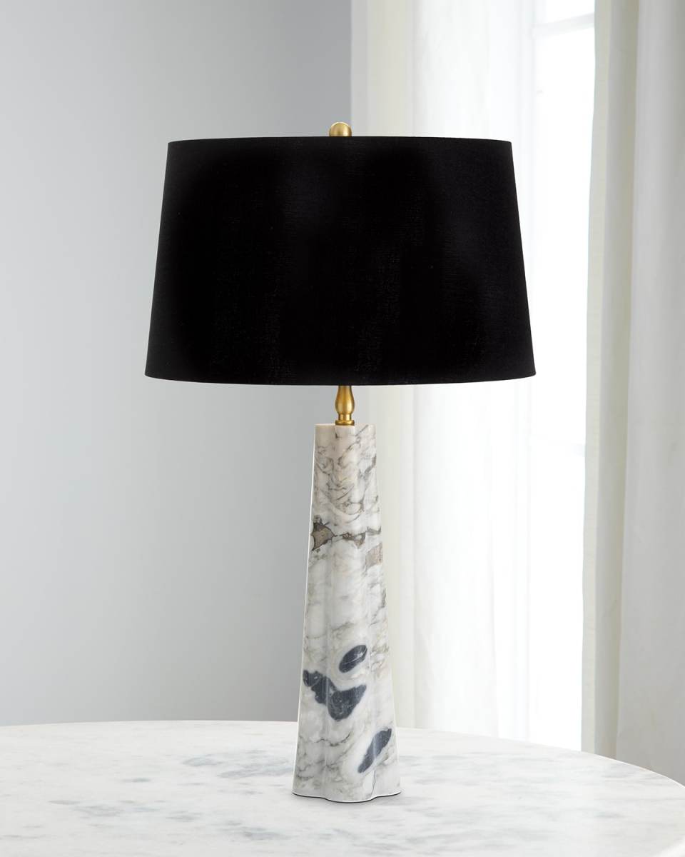 Roman 27" Marble Table Lamp