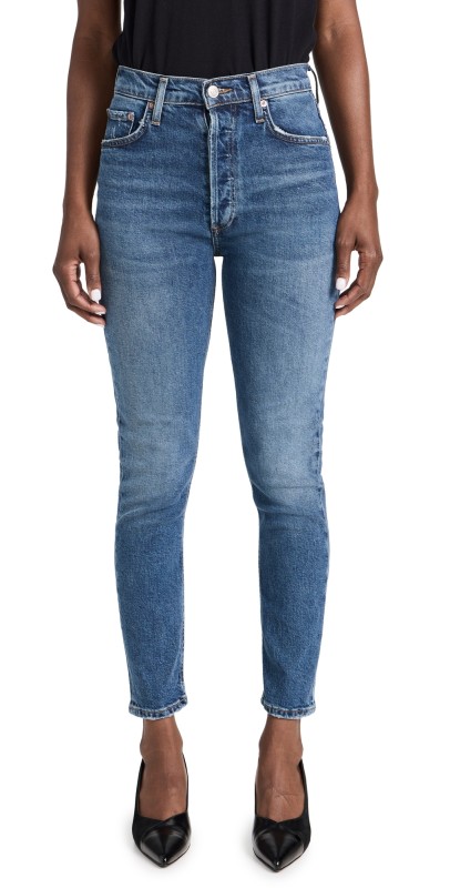 AGOLDE Nico High Rise Slim Fit Jeans Limit