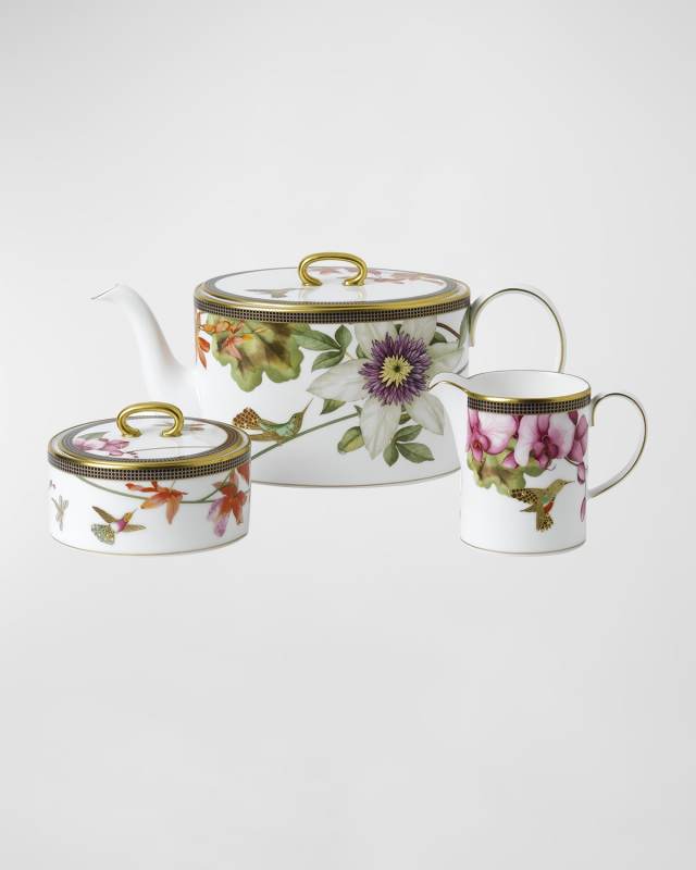 Hummingbird 3-Piece Tea Set