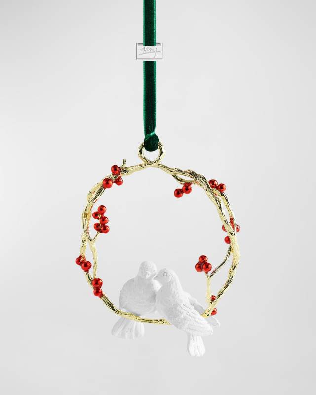 Turtle Dove Christmas Ornament