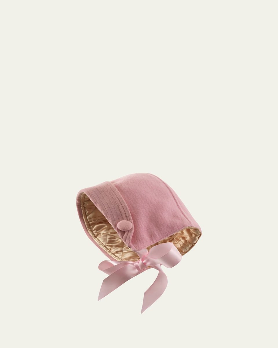 Boy's Classic Wool Bonnet with Straps