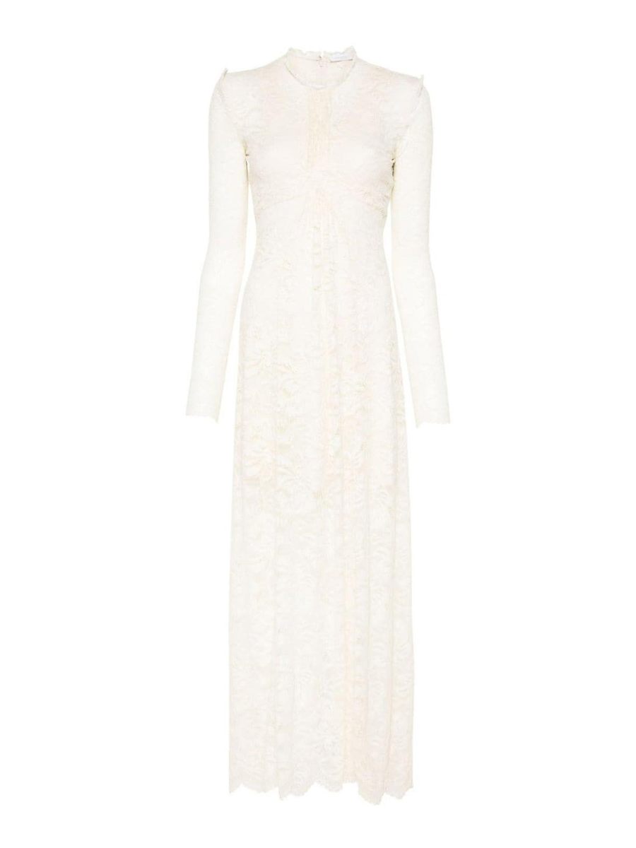 Rabanne Robe De Soirée - Blanc