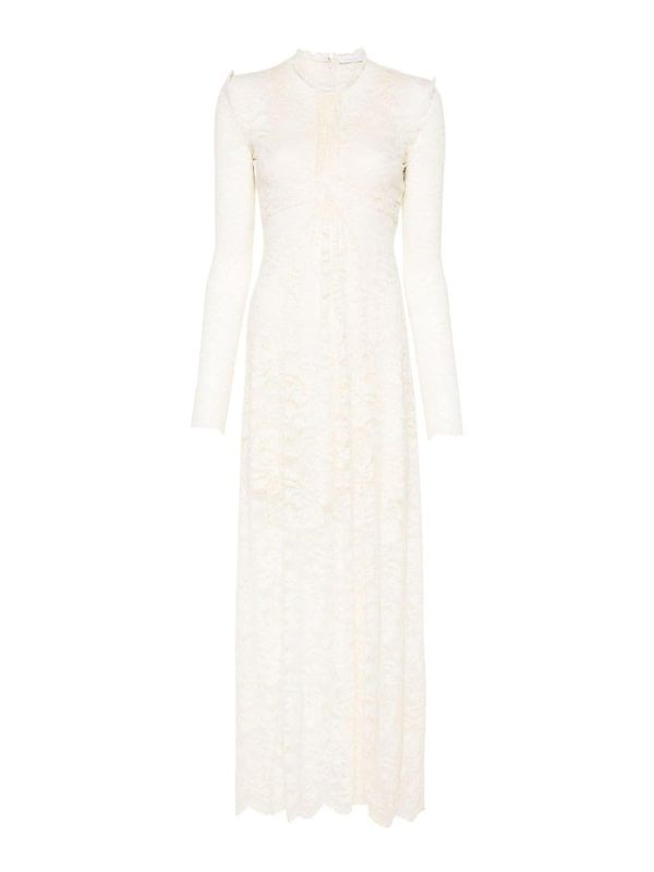 Rabanne Robe De Soirée - Blanc