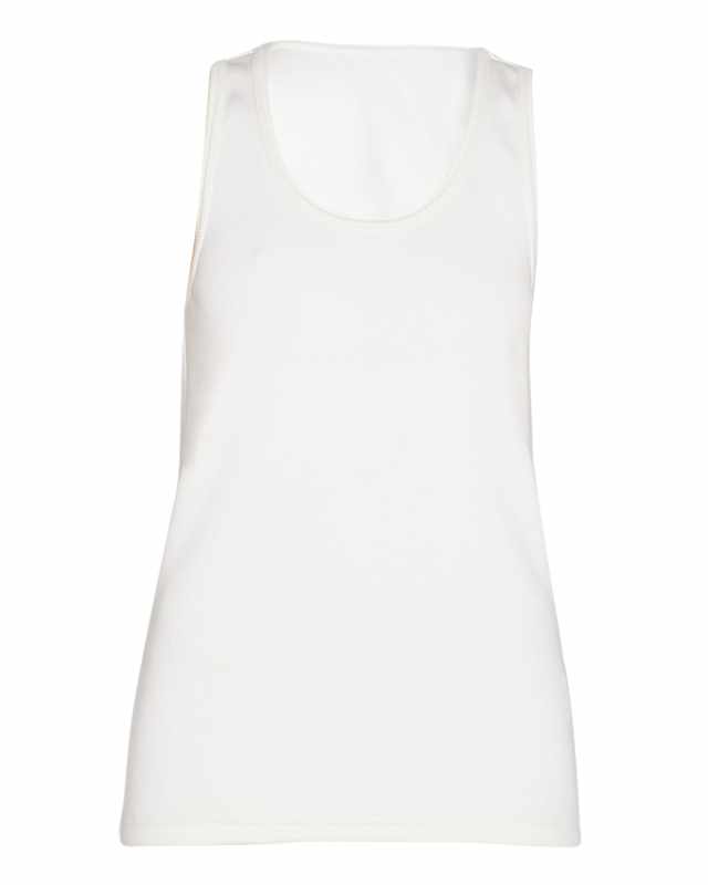 Dry Stretch Cotton Ribbed Tank Top