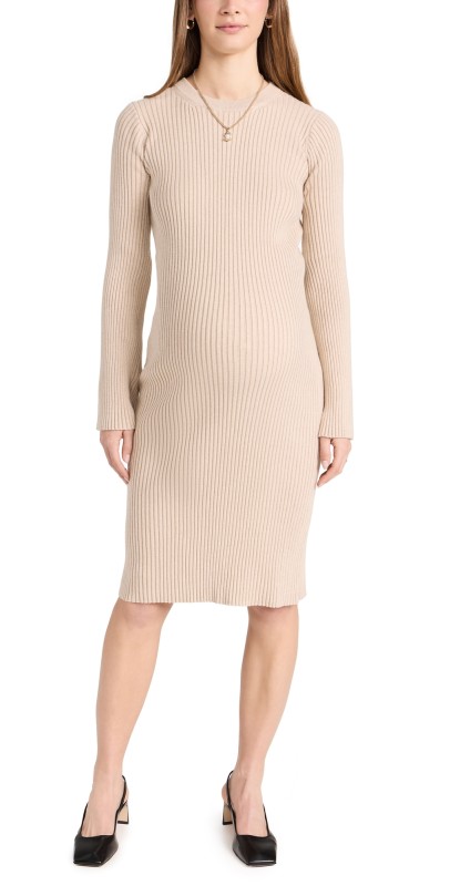 HATCH The Lydia Sweater Dress Sable