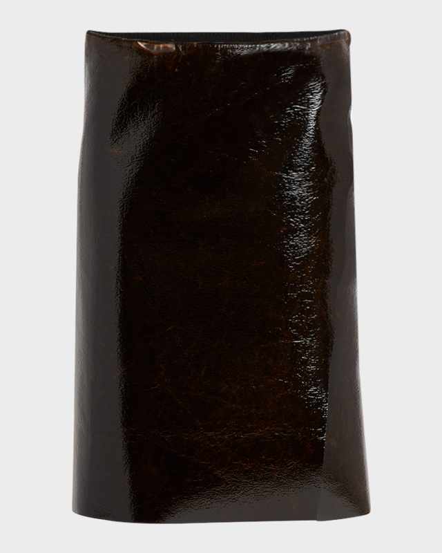 Coated Canvas Skirt