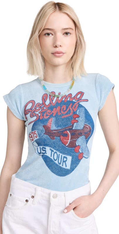 MADEWORN ROCK Rolling Stones Terry Tee Haze