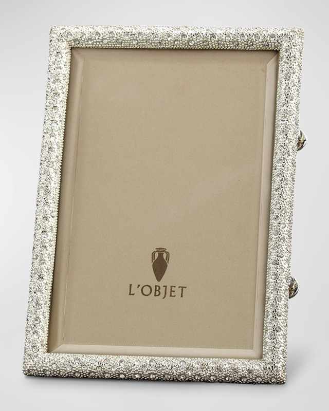 Pave Platinum Picture Frame, 8" x 10"