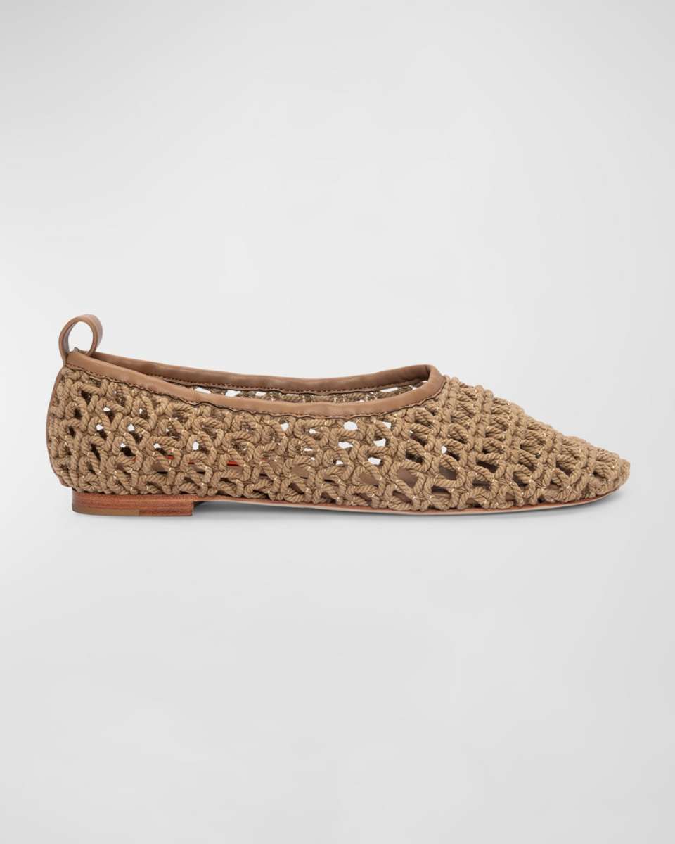 Riad Crochet Ballerina Flats