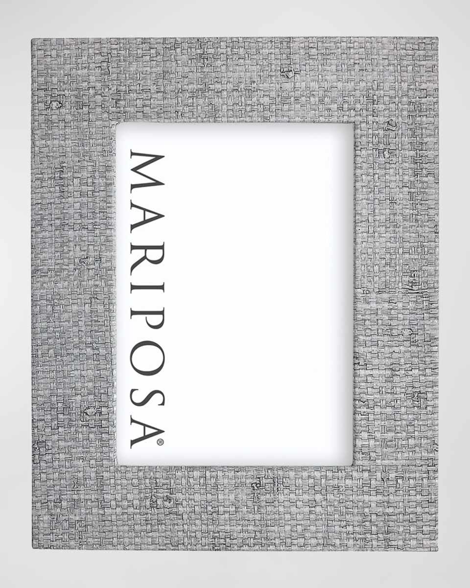Faux-Grasscloth Photo Frame, 5" x 7"