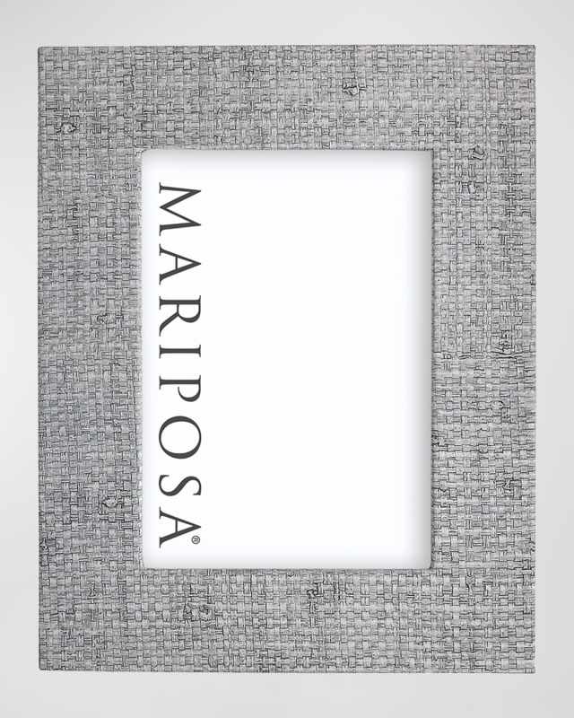 Faux-Grasscloth Photo Frame, 5" x 7"