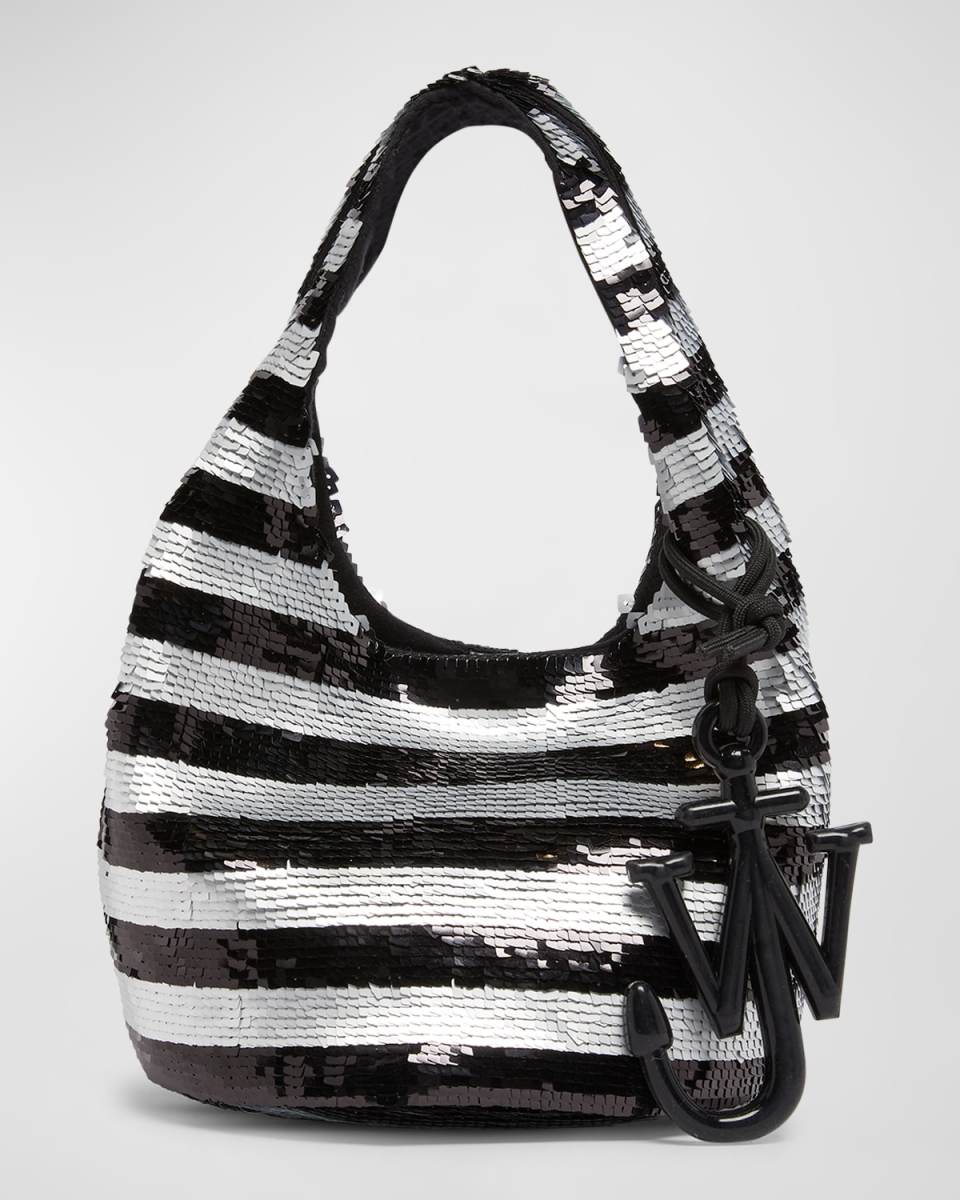 Mini Sequin Shopper Tote Bag