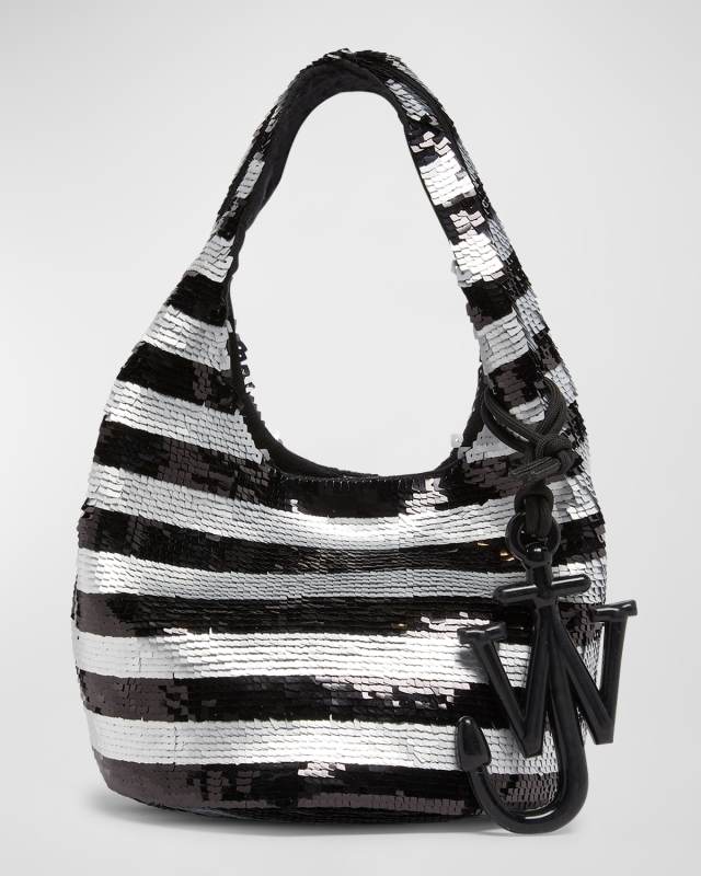 Mini Sequin Shopper Tote Bag