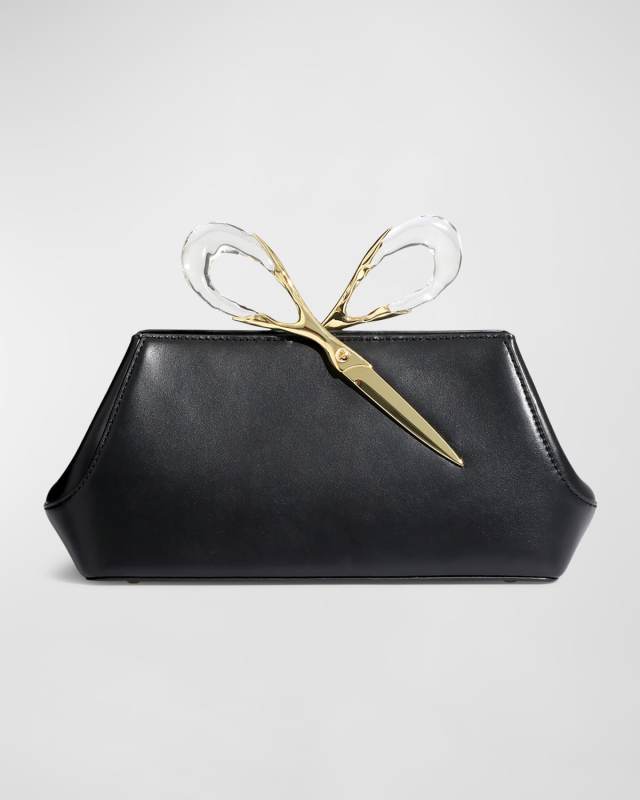 The Scissor Leather Clutch Bag