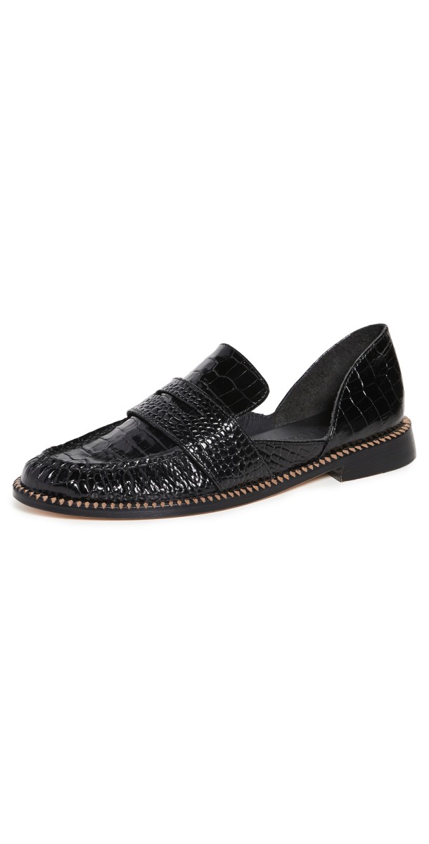 Freda Salvador Tash D'orsay Loafers Black