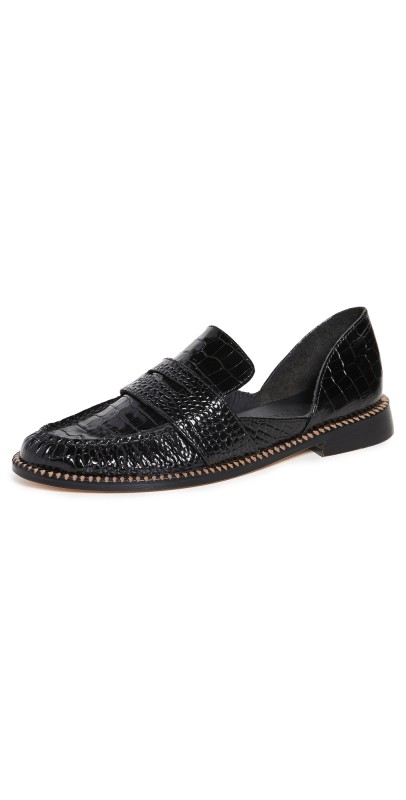 Freda Salvador Tash D'orsay Loafers Black
