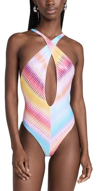 Missoni One Piece Multi Chevron