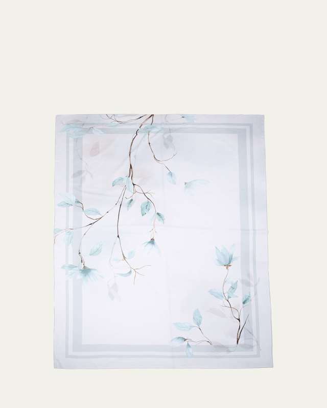 Japan Aqua Tablecloth, 71" Square